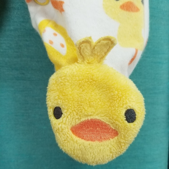 Footed Newborn Pajamas - Set of 3 - Picture 3 of 8